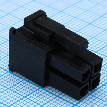 39013045 - 
Корпус разъема RCP 4 контакта шаг 4.2мм монтаж на кабель пакет