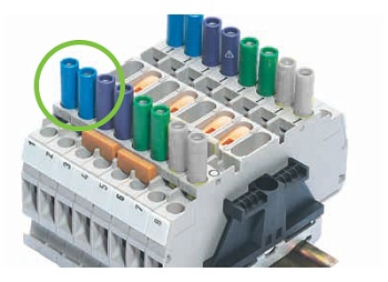 Тестовый штекер SB 4 Blau - Тестовый штекер для измерительных клемм WK6 TK, цвет синий