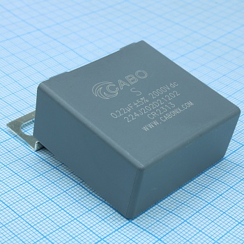 224J202D21202 - Конденсатор металлоплёночный полипропиленовый снабберный 0.22 мкФ 10% 2000 В dc, 11 А, 42*20*40 мм