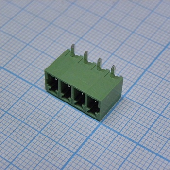 15EDGRC-3.81-04P-14-00A(H) - Разъемный клеммный блок на плату, 4 контакта. Серия 15EDGRC-3.81