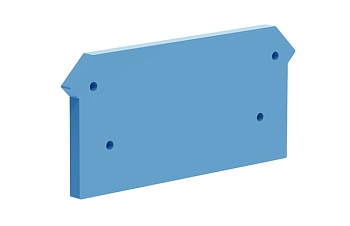 Торцевая крышка 216114 - Торцевая крышка для клемм TA16, цвет: синий