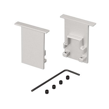 Заглушка SL-COMFORT-2542-F глухая 031785 - Пара заглушек (без отверстия) для профиля SL-COMFORT-2542-F. В комплекте 2 заглушки, 4 винта, шестигранный ключ. Цена за комплект.