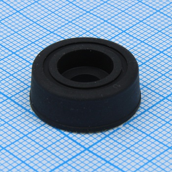 RF-1014 - Круглая резиновая ножка черного цвета на клеевой основе 3M