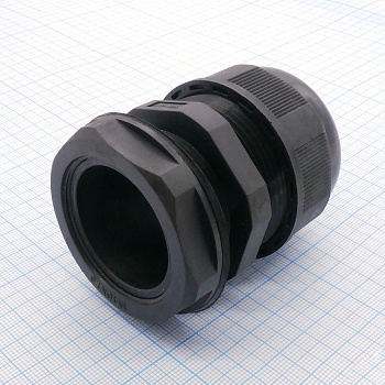 Кабельный ввод MG-40 черный - Ввод кабельный прямой пластиковый