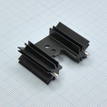 V7477W - Радиатор для корпусов TO220/SOT32, 12.7x34,9x25мм, тепловое сопротивление 14К/Вт