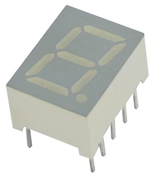 SA39-11SURKWA - 1 разрядный индикатор 9,9мм/красный/630нм/5.6-12мкд/ОА