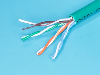 UTP4-24SR5/E E - Кабель Витая пара 8 проводов, кат. 5е, многожильный, (PCnet),  бухта 300м, зеленый