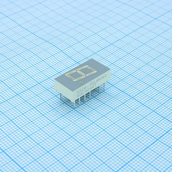 SA04-11SURKWA - 1 разрядный индикатор 10,16мм/красный/630нм/9000....24000мКд/ОА