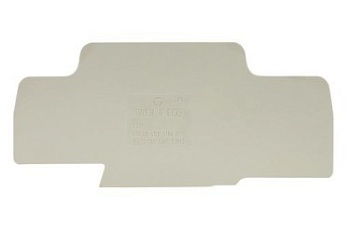 Пластина разд. TWFN 4 E/35 - Разделительная пластина, для клемм WKFN 4 E..., цвет: серый