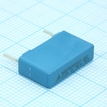 B32652A0223K - Конденсатор металлоплёночный полипропиленовый 0.022мкФ 1000В ±10% ( 18х5х10.5мм) радиальный высокотемпературный 15мм 110°С автомобильного применения лента на катушке