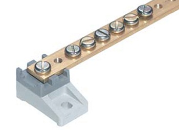 Шина FKK18 / 2 Z - Нейтральная шина 15 x 3, длина 1 метр