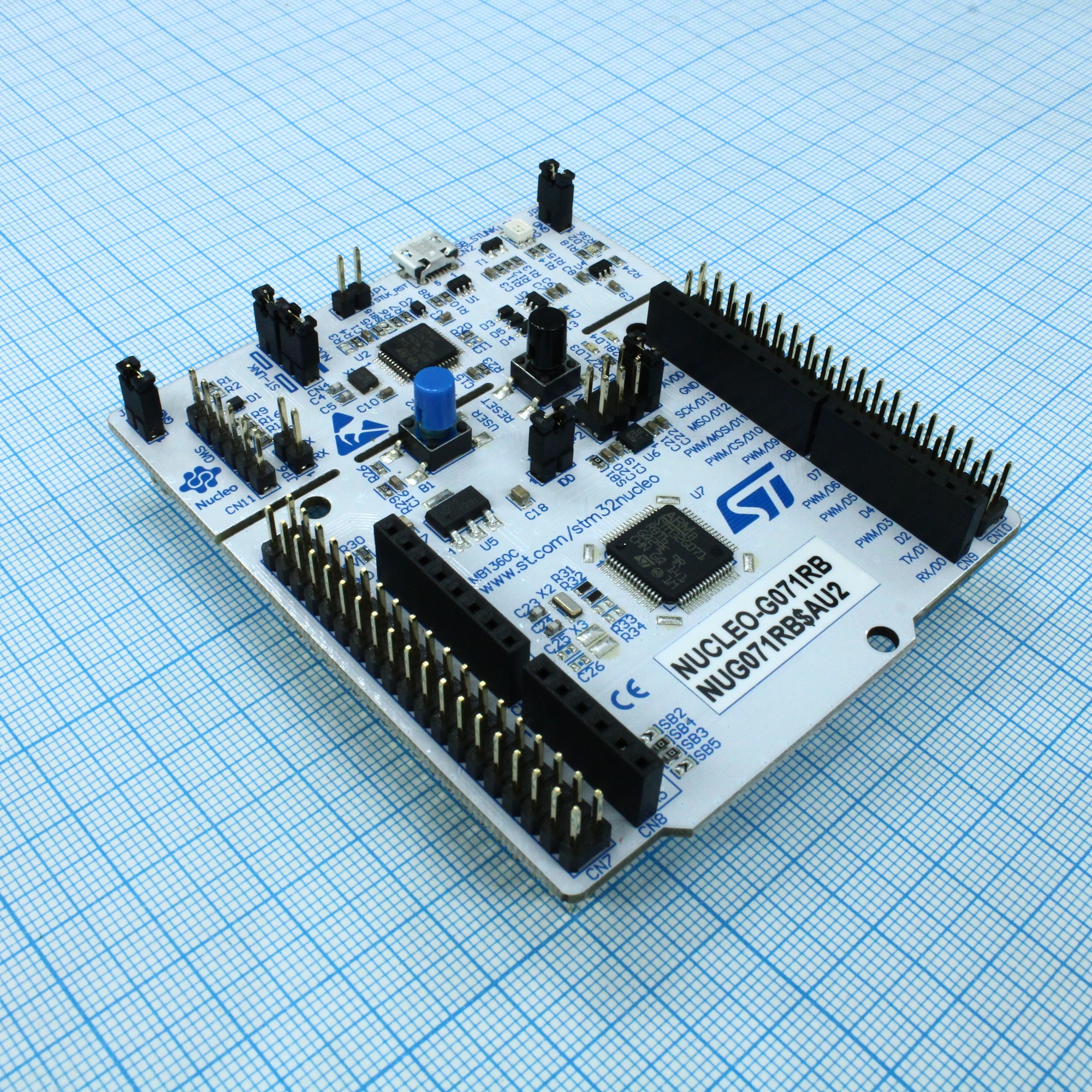 NUCLEO-G071RB - Отладочная плата для микроконтроллера STM32G07XRB Nucleo-64
