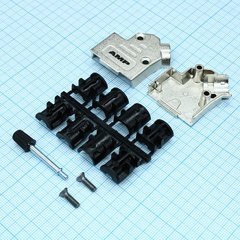 1478763-9 - Кожух для разъема D-Sub 9 контактов металлический угл 45°