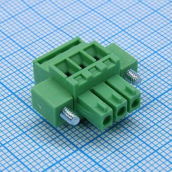 15EGTKAM-3.5-03P-14-00 - Разъемный клеммный блок. Серия 15EGTKАM-3.5, 3 контакта