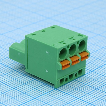 2EDGKDF-5.08-03P-14-00A(H) - Нажимной безвинтовой клеммный блок 3 контакта серия 2EDGKDF-5.08