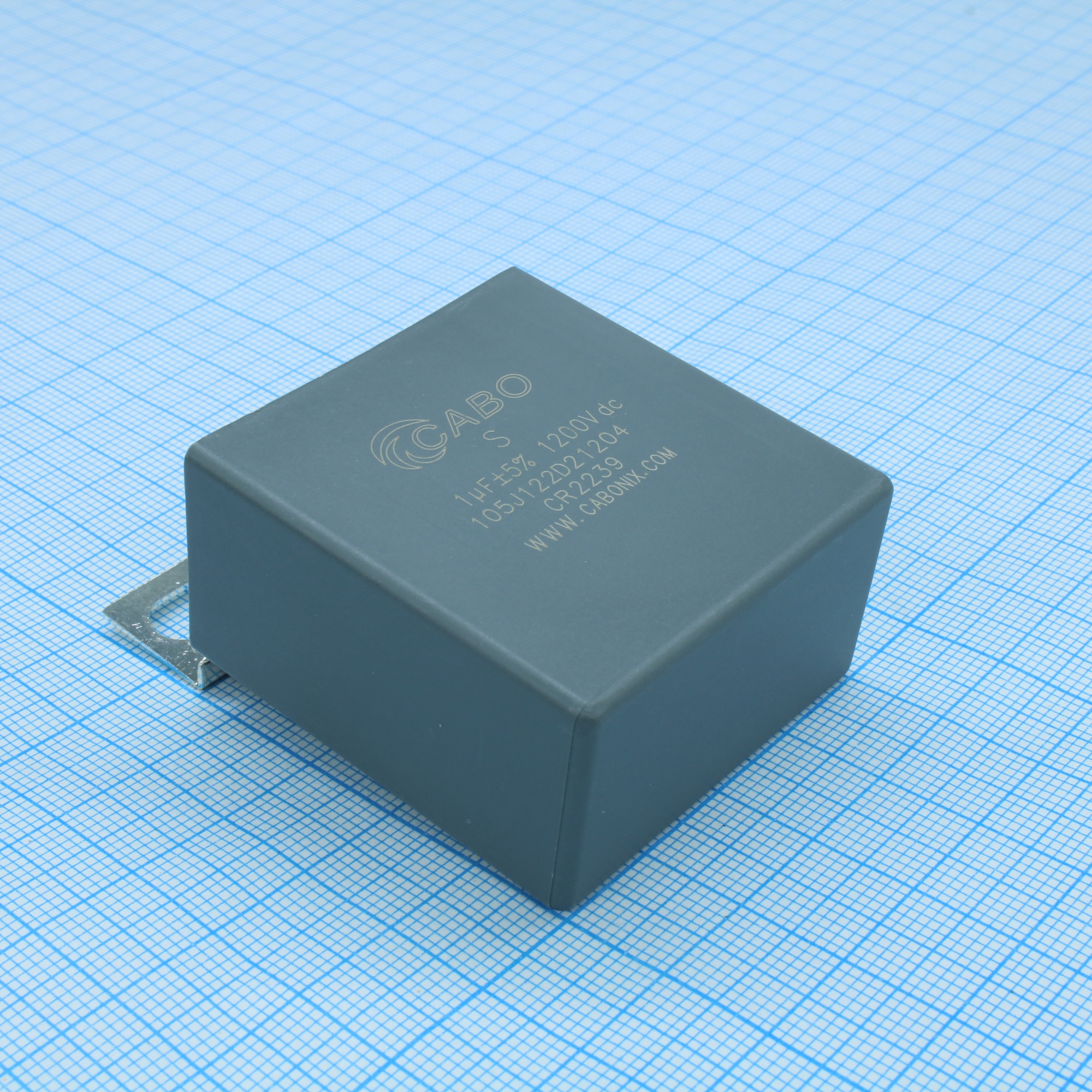 105J122D21204 - Конденсатор металлоплёночный полипропиленовый снабберный 1 мкФ ±5% 1200 В dc 22 А (42 X 24 X 44 мм) шаг выводов 25 мм 85°С