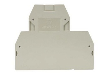 Крышка бок. AP WT 4 E - Крышка боковая, для клемм WT 4 E..., цвет: серый