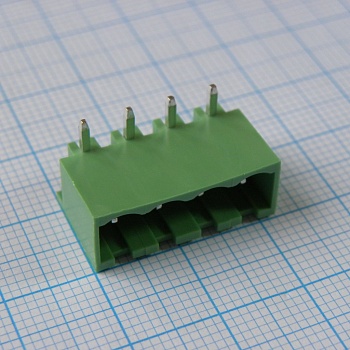 2EDGRC-5.08-04P-14-00A(H) - Разъемный клеммный блок на плату, 4 контактов. Серия 2EDGRC-5.08