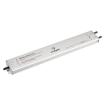 Блок питания ARPV-LG48400-LINEAR-PFC-DALI2-PD (48V, 8.3A, 400W) 037926 - Диммируемый блок питания 48V с гальванической развязкой, ток 8.3А, 400Вт, с управлением DALI, c функцией PUSH-DIM, с корректором мощности, PF>0,95. Тонкий металлический корпус IP67. 