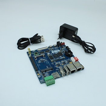 OKMX6ULL-C - Отладочный комплект для модуля FETMX6ULL-C 4GB eMMC, 512MB DDR3