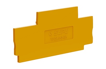 Торцевая крышка TPD2.5-3-OG-EA - Торцевая крышка для клемм TPD2.5-3-..., цвет: оранжевый