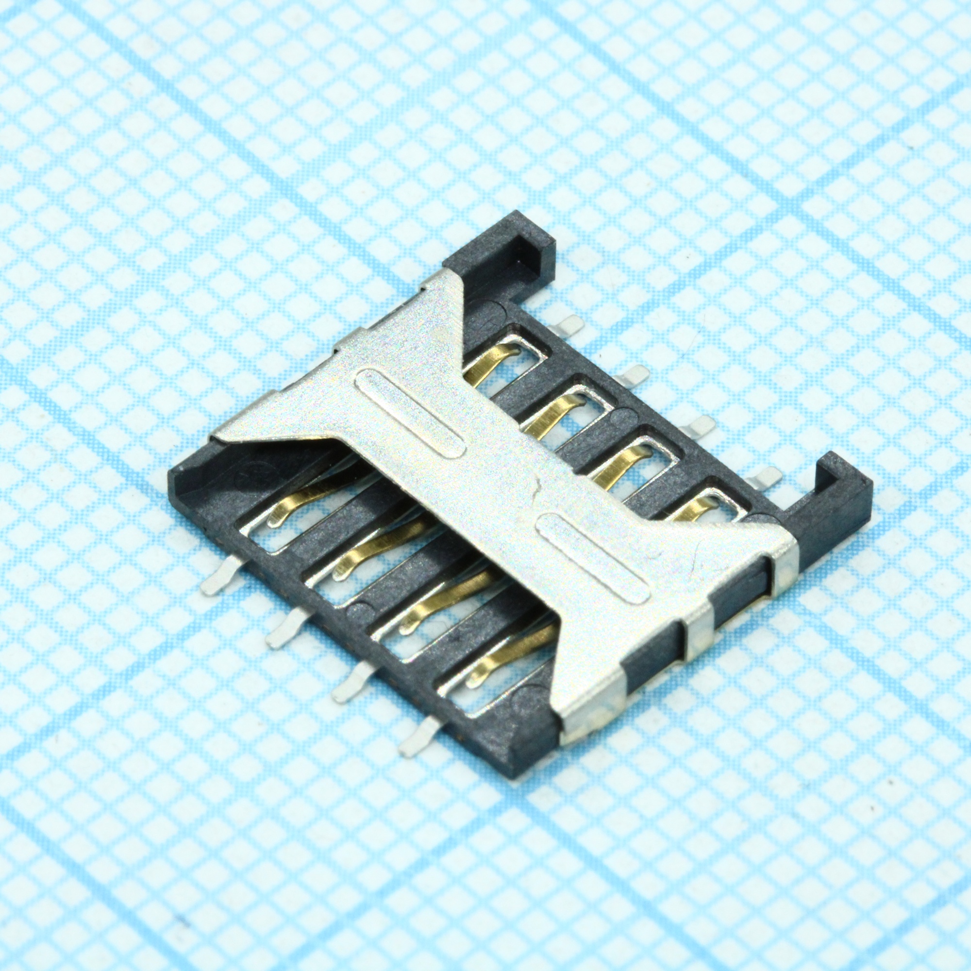 115I-BEAA - Сокет Micro SIM карты 8 выводов