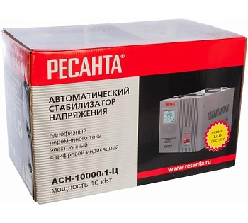 Стабилизатор напряжения АСН-10000/1-Ц 1ф 10кВт IP20 релейный 63/6/8
