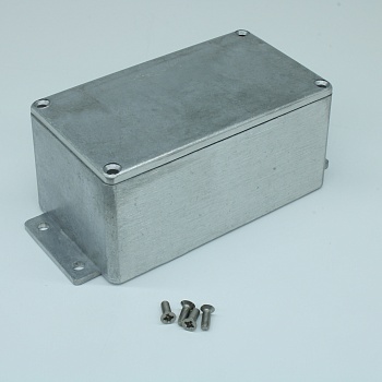 B015MF - Алюминиевый корпус с фланцами. некрашеный