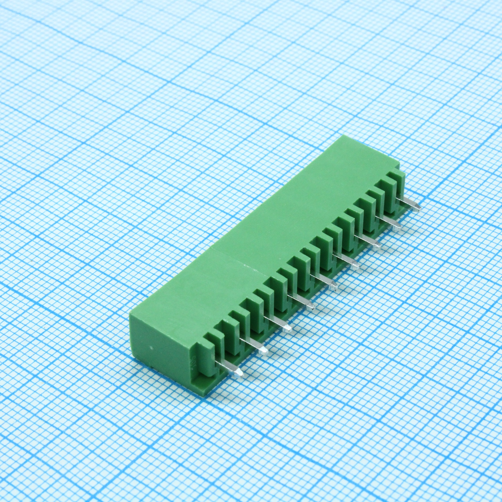 2EDGVC-5.0-09P-14-100A(H) - Разъемный клеммный блок на плату, 9 контактов. Серия 2EDGVC-5.0