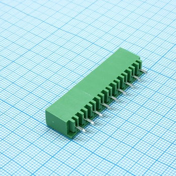 2EDGVC-5.0-09P-14-100A(H) - Разъемный клеммный блок на плату, 9 контактов. Серия 2EDGVC-5.0