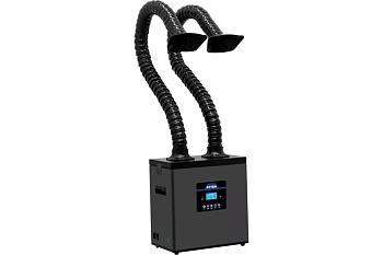 ST-1202D - Двухканальный дымоуловитель, 180Вт, электронное управление