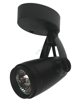 OL5 GU10 BK Светильник Накладной, черный (50/600) Б0044272