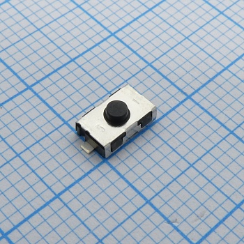 KSR251G LFS - Кнопка тактильная 6Х3.8Х2.5мм,  0.05A 32В 4.5H 100000циклов SMD монтаж, посеребренные котнакты