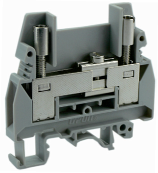 Измерительная клемма UKJ-6SB - Измерительная клемма, тип фиксации провода: винтовой, номинальное сечение: 6 мм кв., 57A, 500V, ширина: 8,2 мм, цвет: серый, тип монтажа: DIN 35