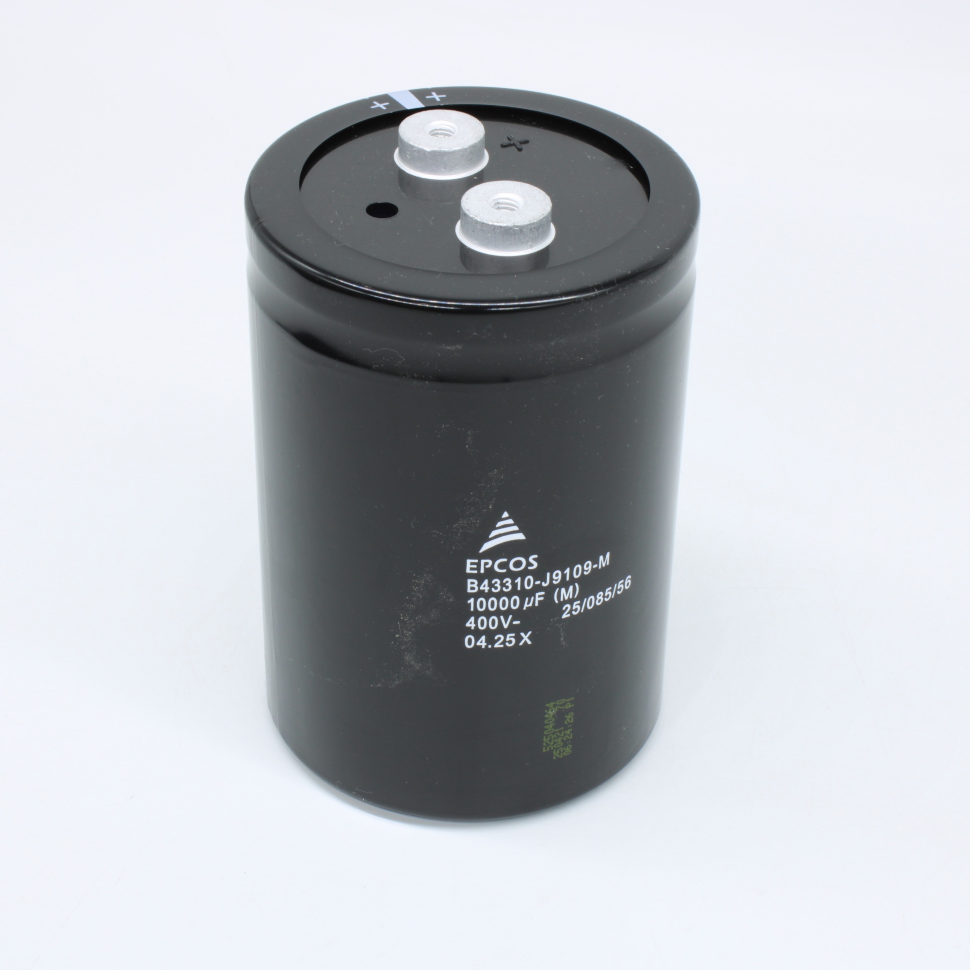 B43310J9109M - Алюминиевый электролитический конденсатор 400В 10000мкФ ±20% (91 X 136.5 мм) выводы под винт 85°C
