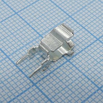 01000056Z - Контакты-держатели предохранителя (клипса) диаметром 5мм, монтаж на плату, 10А, 250В DC/AC