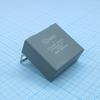 224J202D21201 - Конденсатор металлоплёночный полипропиленовый снабберный 0.22 мкФ ± 5% 2000 В dc, 20А, размер 42 мм * 20 мм * 40 мм.