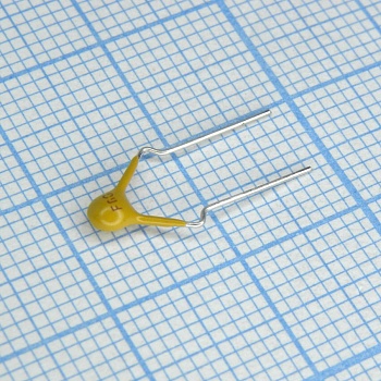 RXEF005 - Самовосстанавливающийся предохранитель PTC 0.05A(hold) 0.1A(trip) 60V 40A 0.22W 5s 7.3Ohm Radial 8 X 8.3mm, Bulk