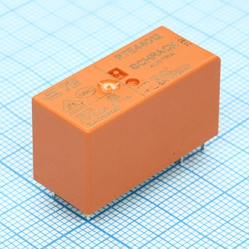 3-1393243-2 - Реле, Конфиг: 2A; Uкатушки: 12 В; DC; Мощность катушки (max): 400 мВт; контакты: 8 А; UAC: 250 В