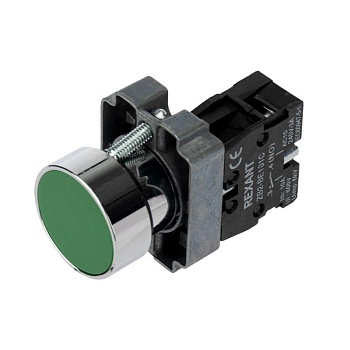 XB-2 зеленая NO - Кнопка без фиксации на замыкание
