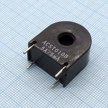 ACST010B 5A/5mA - Датчик тока; 5A; 20Hz - 400Hz; сопротивление изоляции 100 MOhm; -25...+85°С