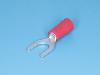 TYI-1.25-5 - Клемма тип "U" 5,3мм, на провод 0,25-1,5мм, изолированная, кратно 100шт.