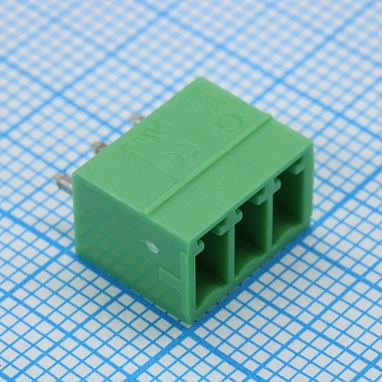 15EGTVC-3.5-03P-14-00 - Разъемный клеммный блок на плату, 3 контакта. Серия 15EGTVC-3.5