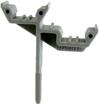 Держатель маркировки UJ5 5-2 - Держатель маркировки, для шильдиков UZB5, цвет: серый