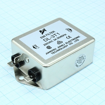 DL-3T1 - Однофазный сетевой фильтр 3А 250В