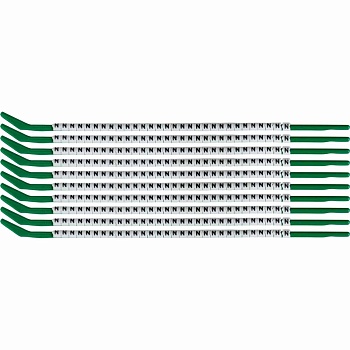 brd313173 - SCN-09-N  клипсы, легенда "N", нейлон, для провода диаметром 2.5-3.0мм, 300 шт. в упак.