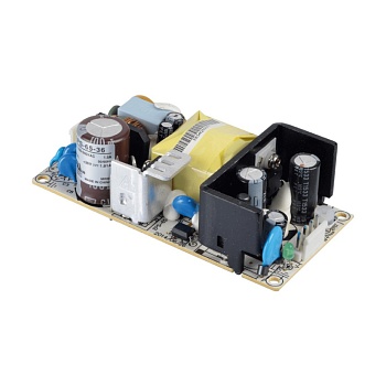 EPS-65-36 - AC-DC, 65Вт, вход 85…264V AC, 47…63Гц /120…370В DC, выход 36В/1.81A, рег. вых 32.4…39.6В, изоляция 3000В AC, открытая плата 101.6х50.8х29мм, -30…+70°С