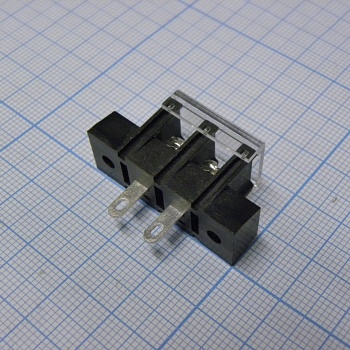 DG38H-A-02P-13-00A(H) - Барьерный клеммный блок 2 контакта. Серия DG38H-A