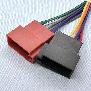 Разъем EURO 2х8(вилка) а/магн. - разъем для автомагнитолы