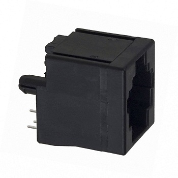 5520258-3 - Модульный разъем, Cat3, RJ25, Гнездо, 6 контакт(-ов), 6 вывод(-ов), 1 порт(-ов)